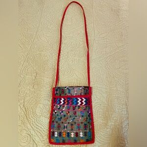 Women’s Vintage Guatemalan Hand Woven Crossbody Bag
